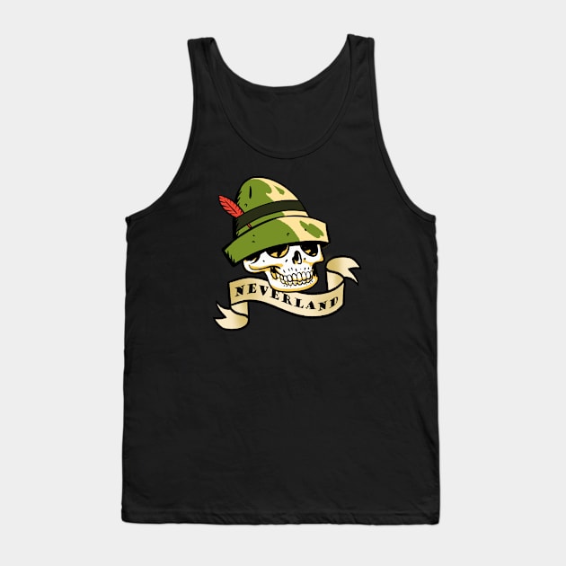 Even Peter Pan Had An Ending Tank Top by Bommush Designs